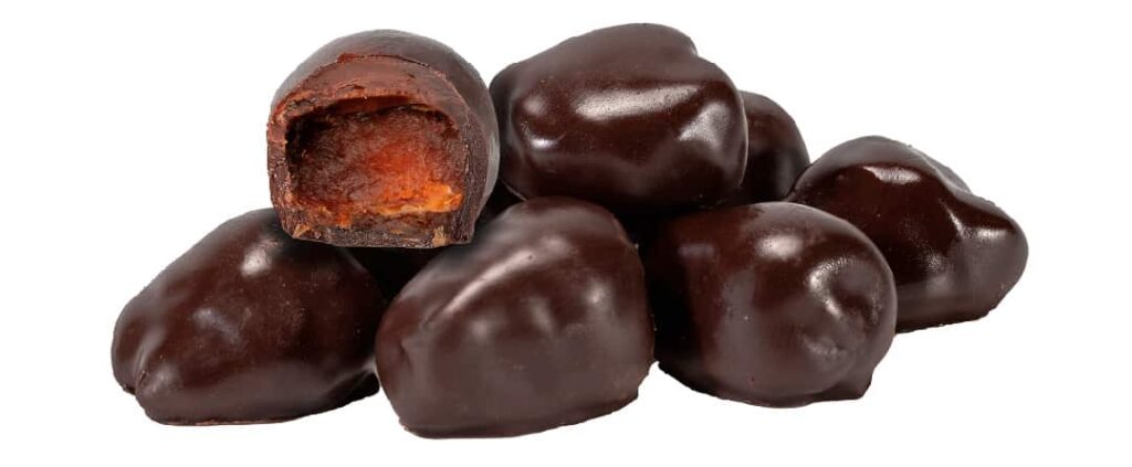 Dattes au chocolat noir